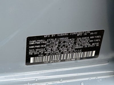 2021 Subaru Crosstrek Limited