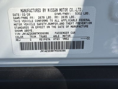2026 Nissan Leaf PLATINUM+