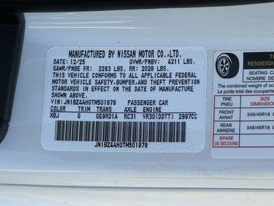 2026 Nissan Z Sport
