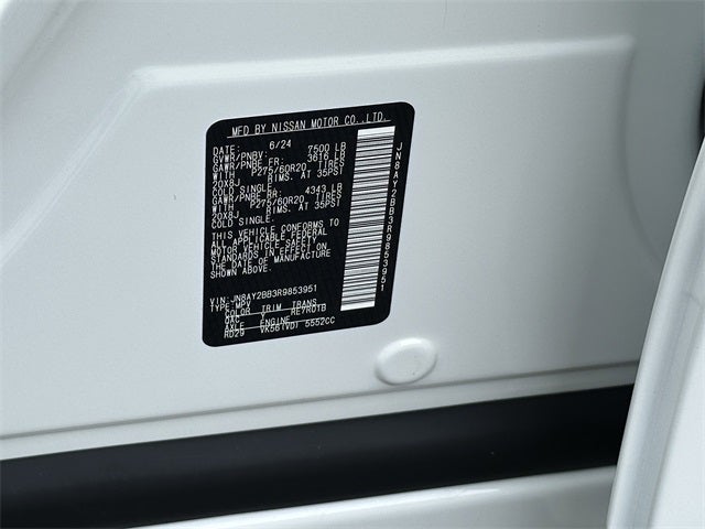 2024 Nissan Armada SL MIdnight Edition