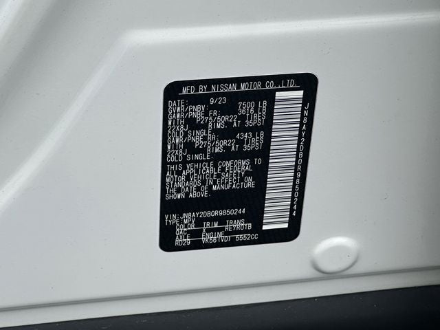 2024 Nissan Armada Platinum