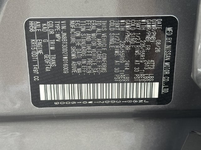 2026 Nissan Rogue Platinum