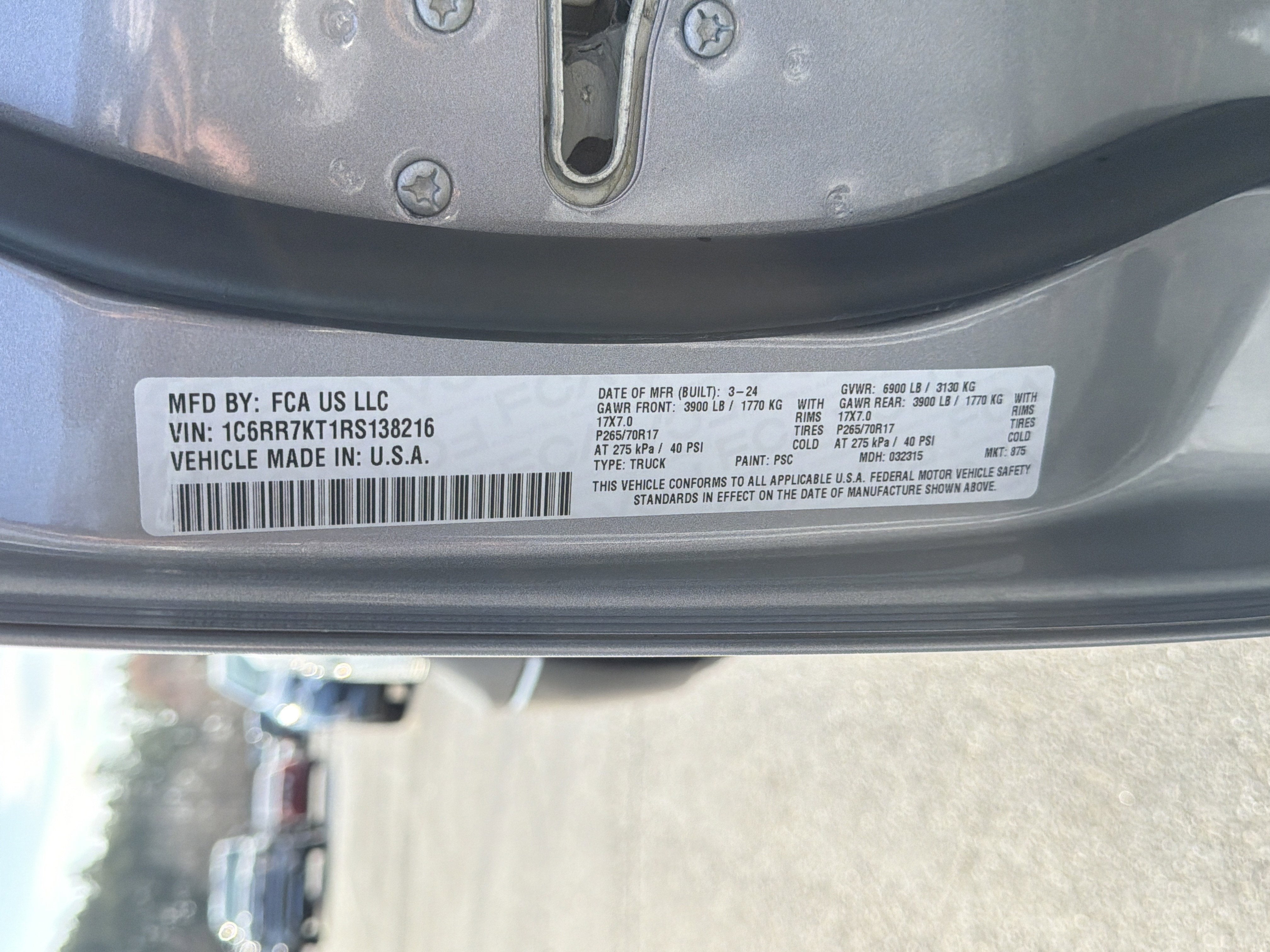 2024 RAM 1500 Classic Tradesman