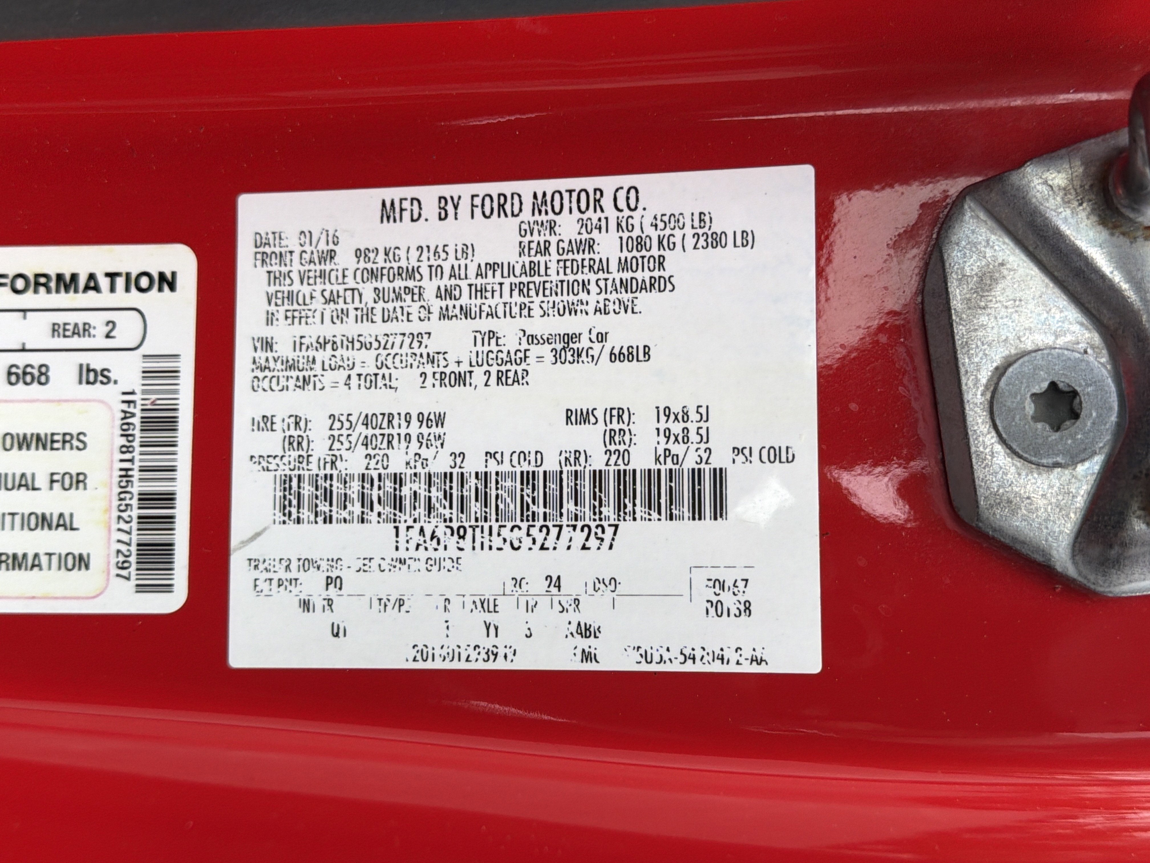 2016 Ford Mustang EcoBoost