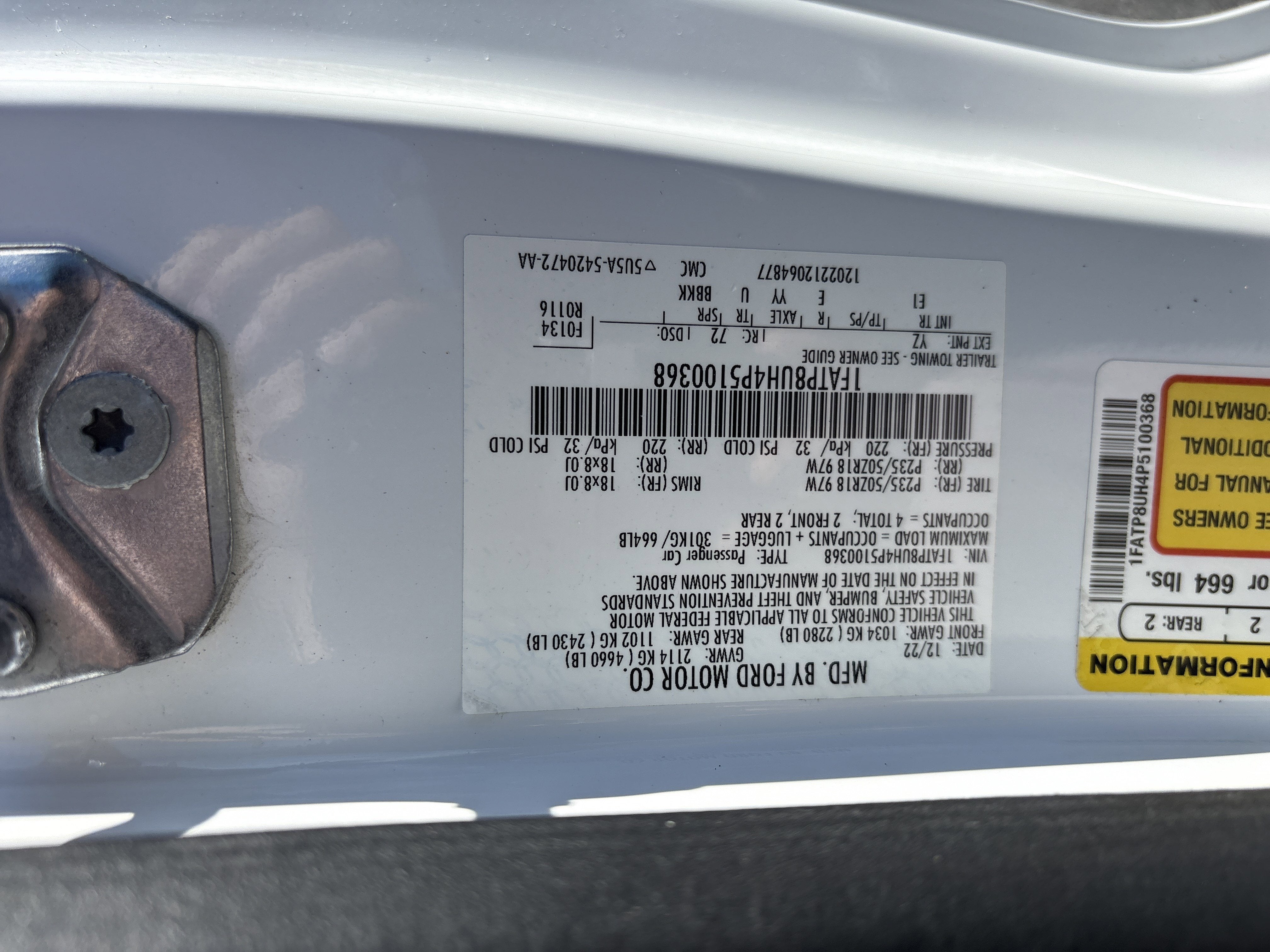 2023 Ford Mustang EcoBoost