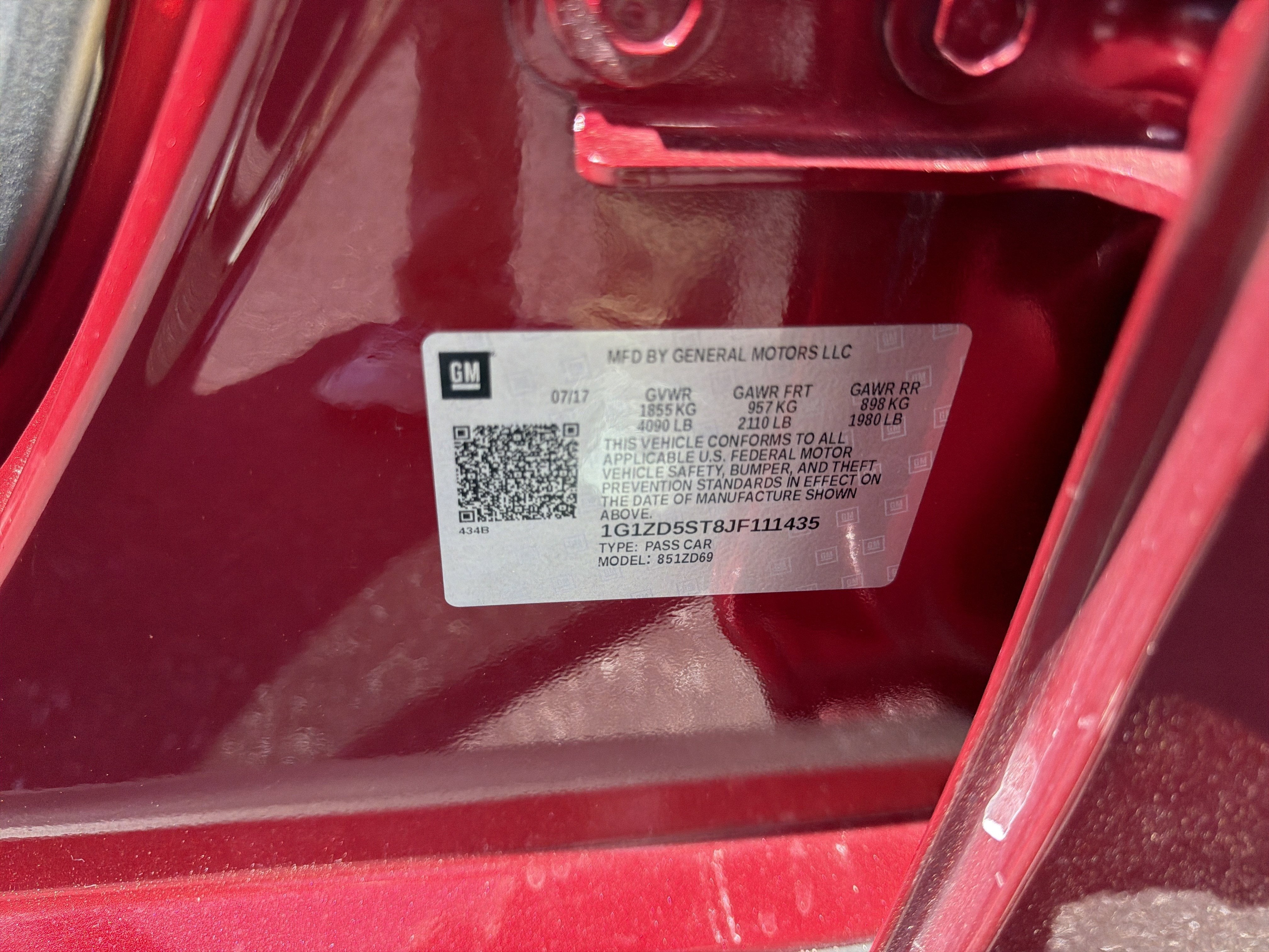 2018 Chevrolet Malibu LT