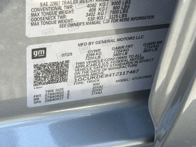 2026 Chevrolet Silverado 1500 LT