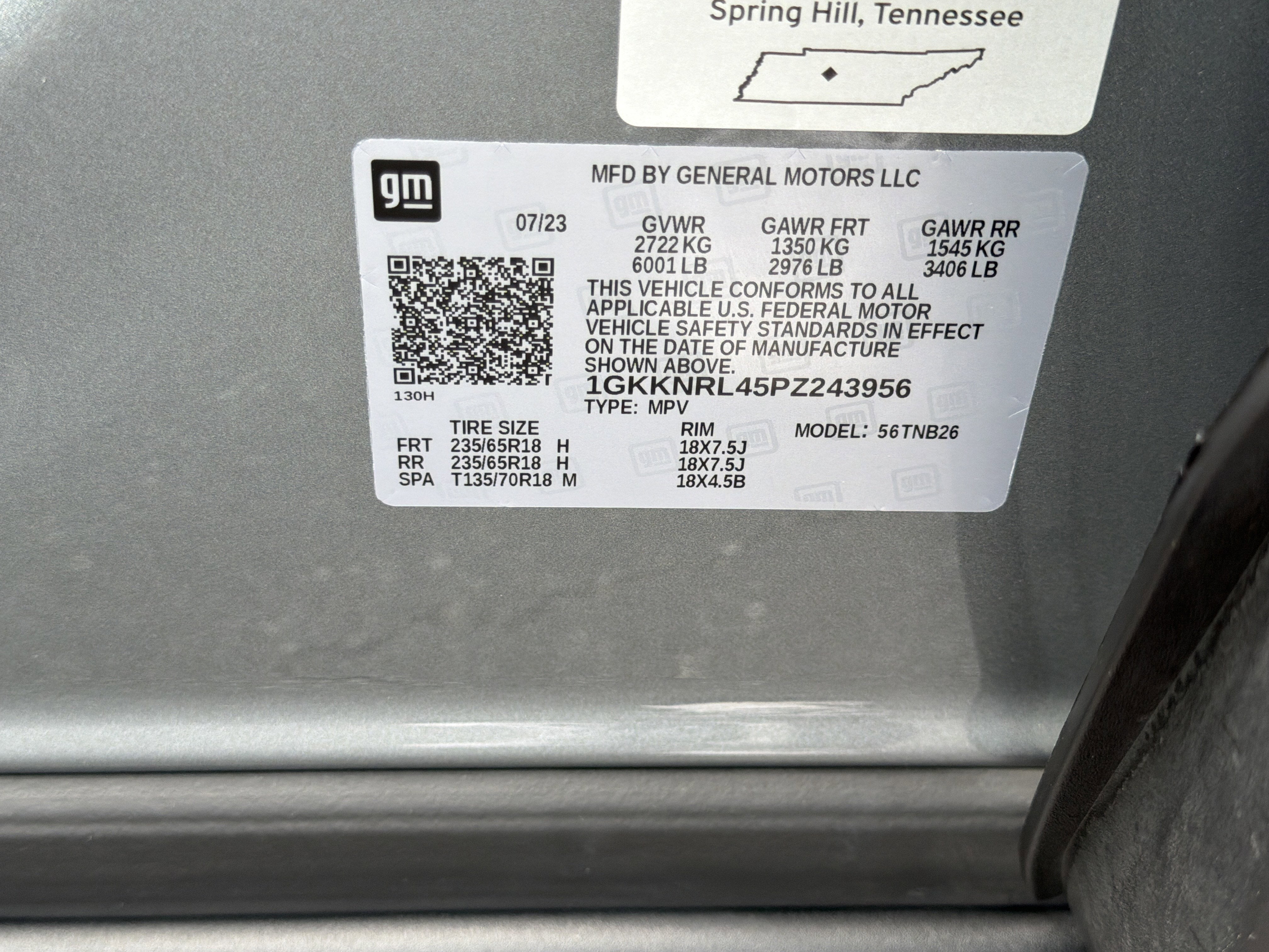 2023 GMC Acadia SLE