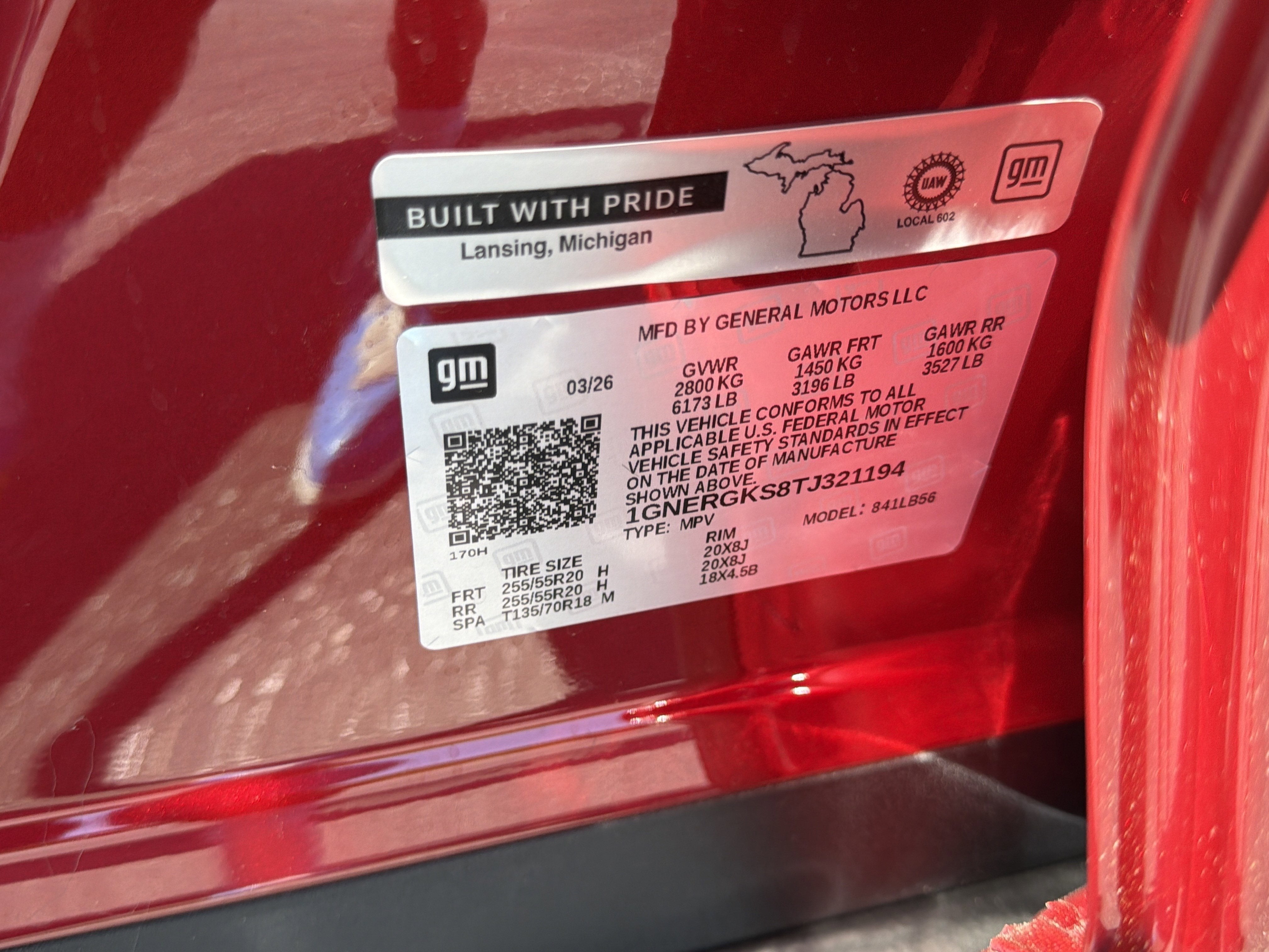 2026 Chevrolet Traverse FWD LT