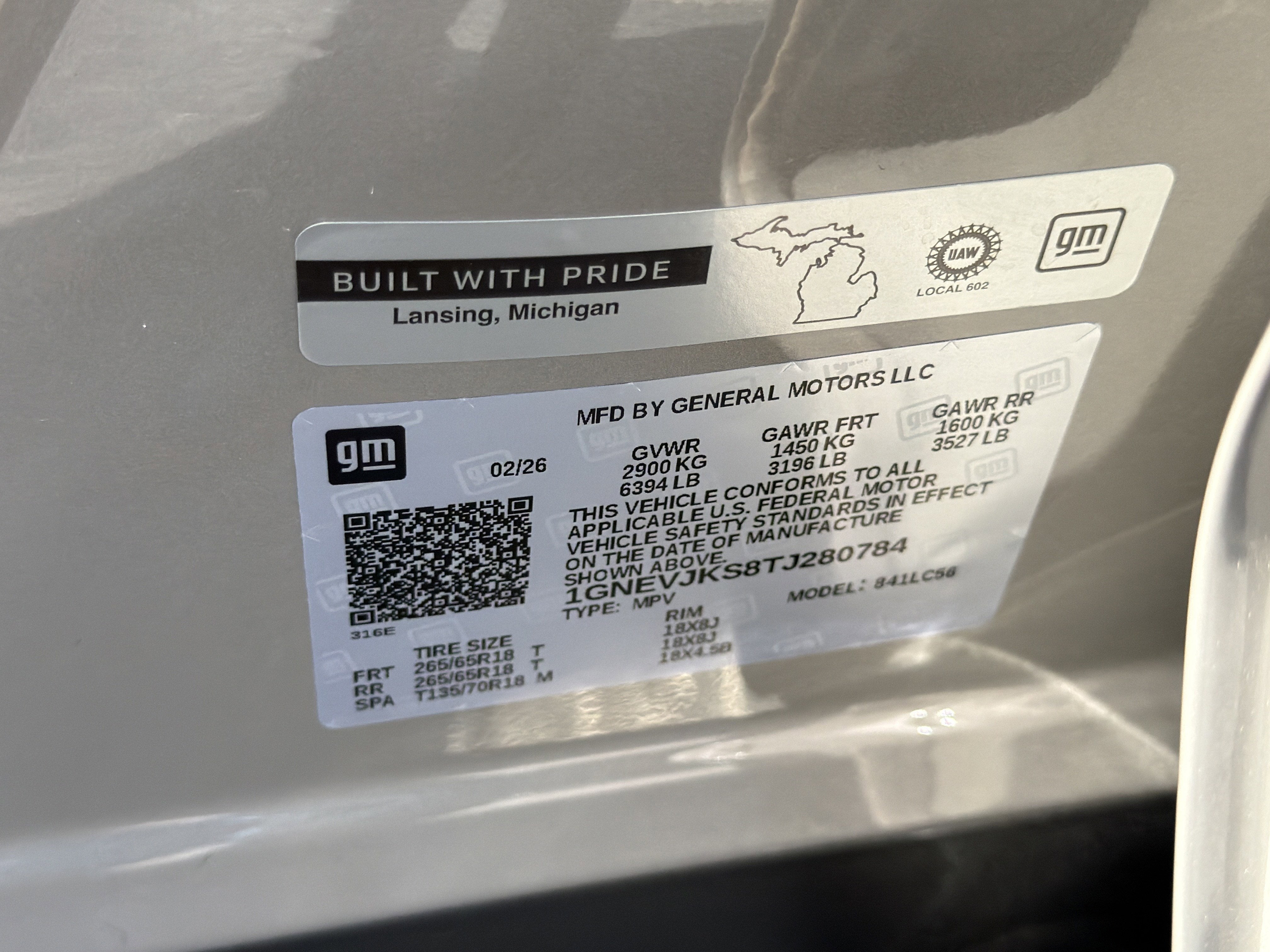 2026 Chevrolet Traverse AWD Z71