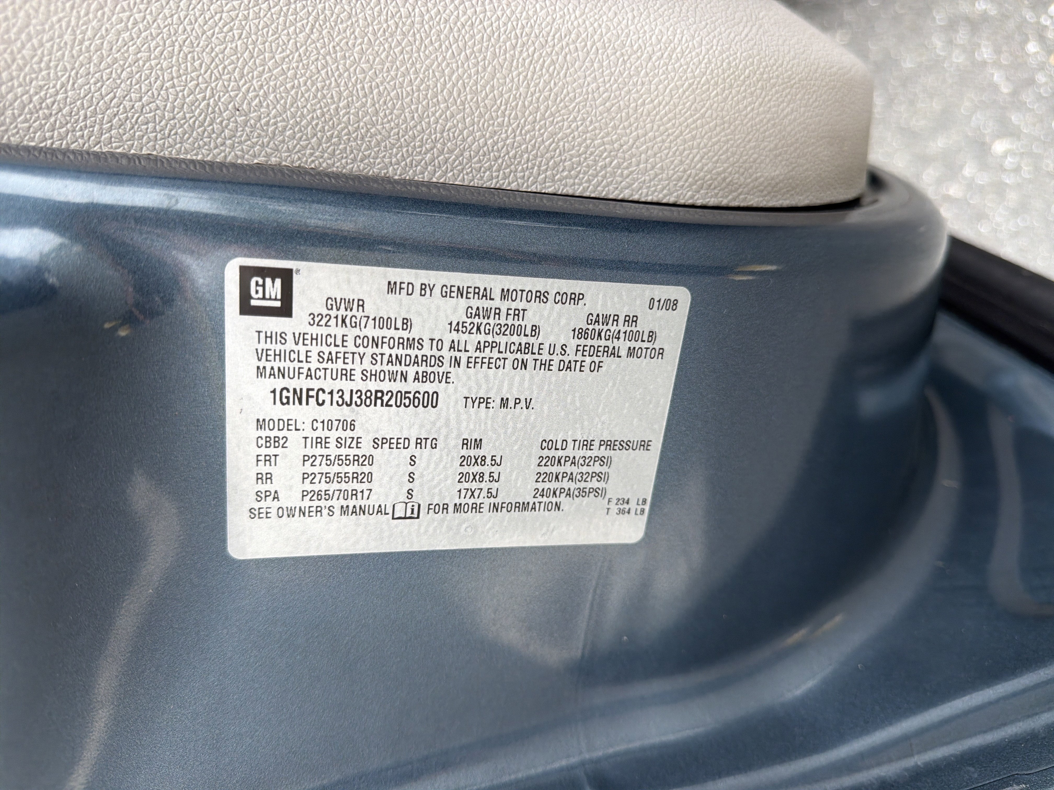 2008 Chevrolet Tahoe LT w/1LT