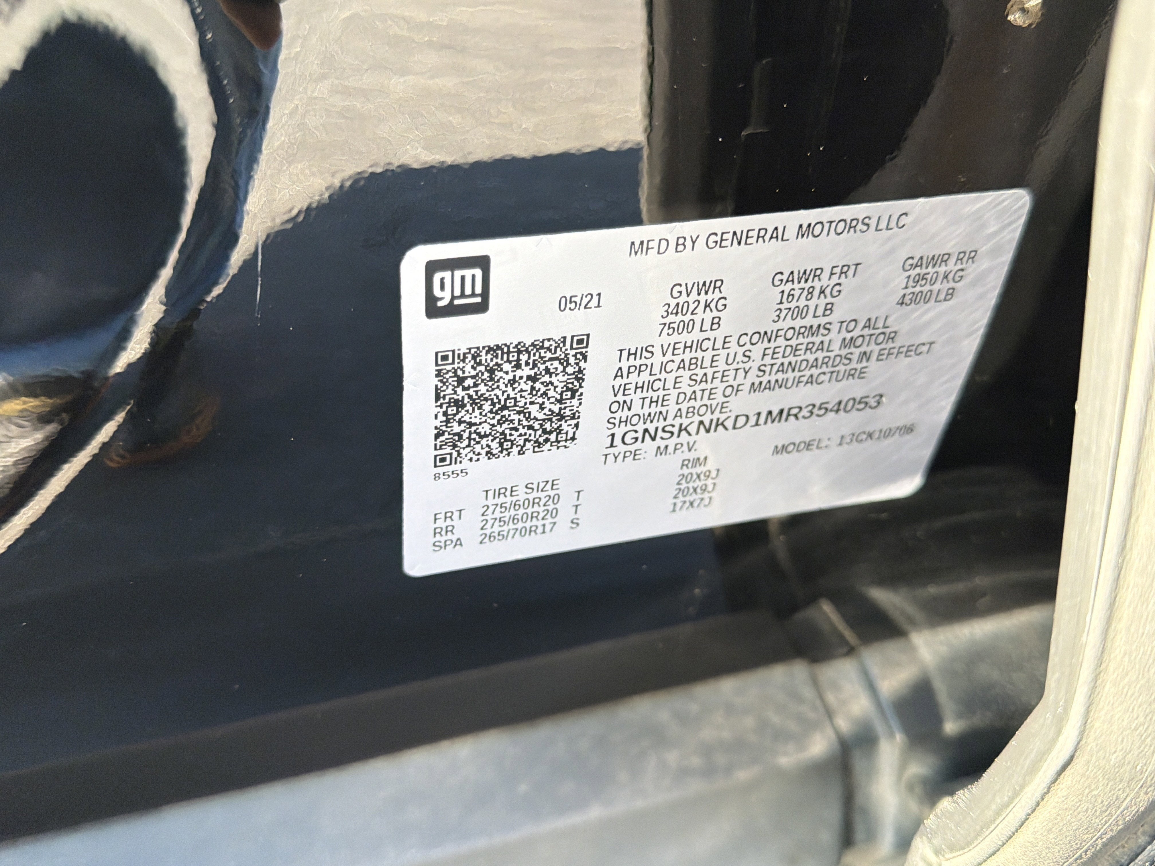 2021 Chevrolet Tahoe LT