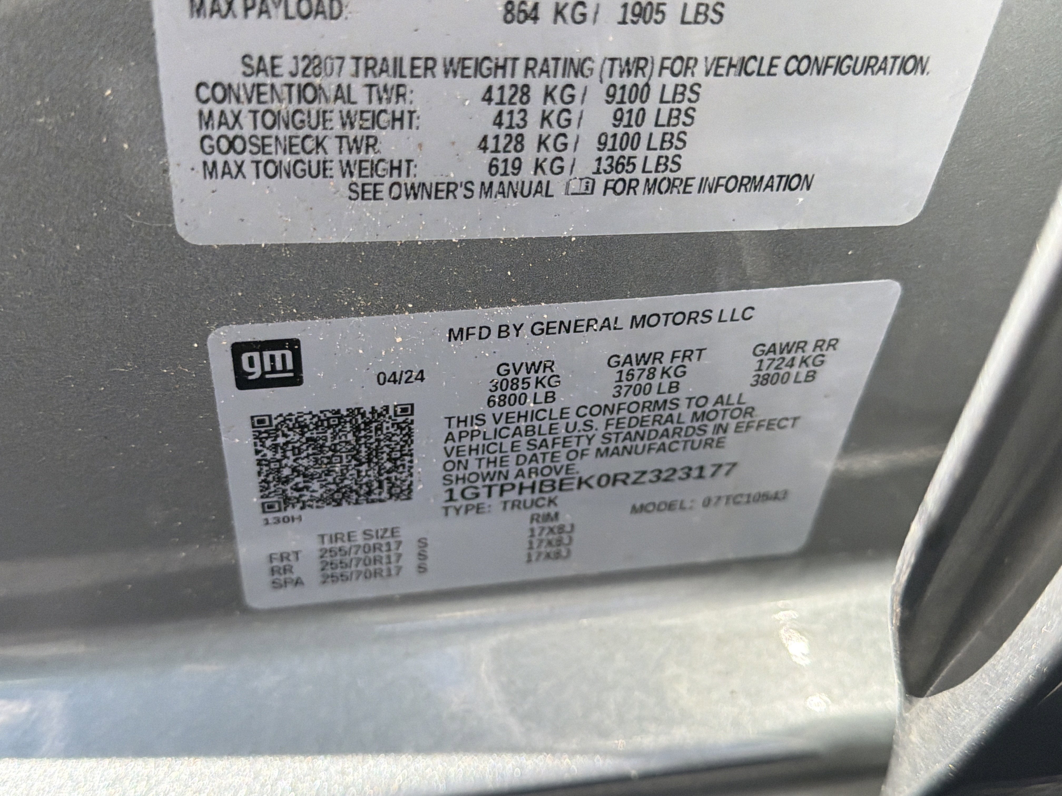 2024 GMC Sierra 1500 SLE