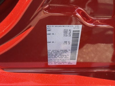 2023 Nissan Altima 2.5 SV