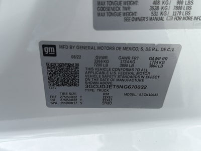 2022 Chevrolet Silverado 1500 High Country