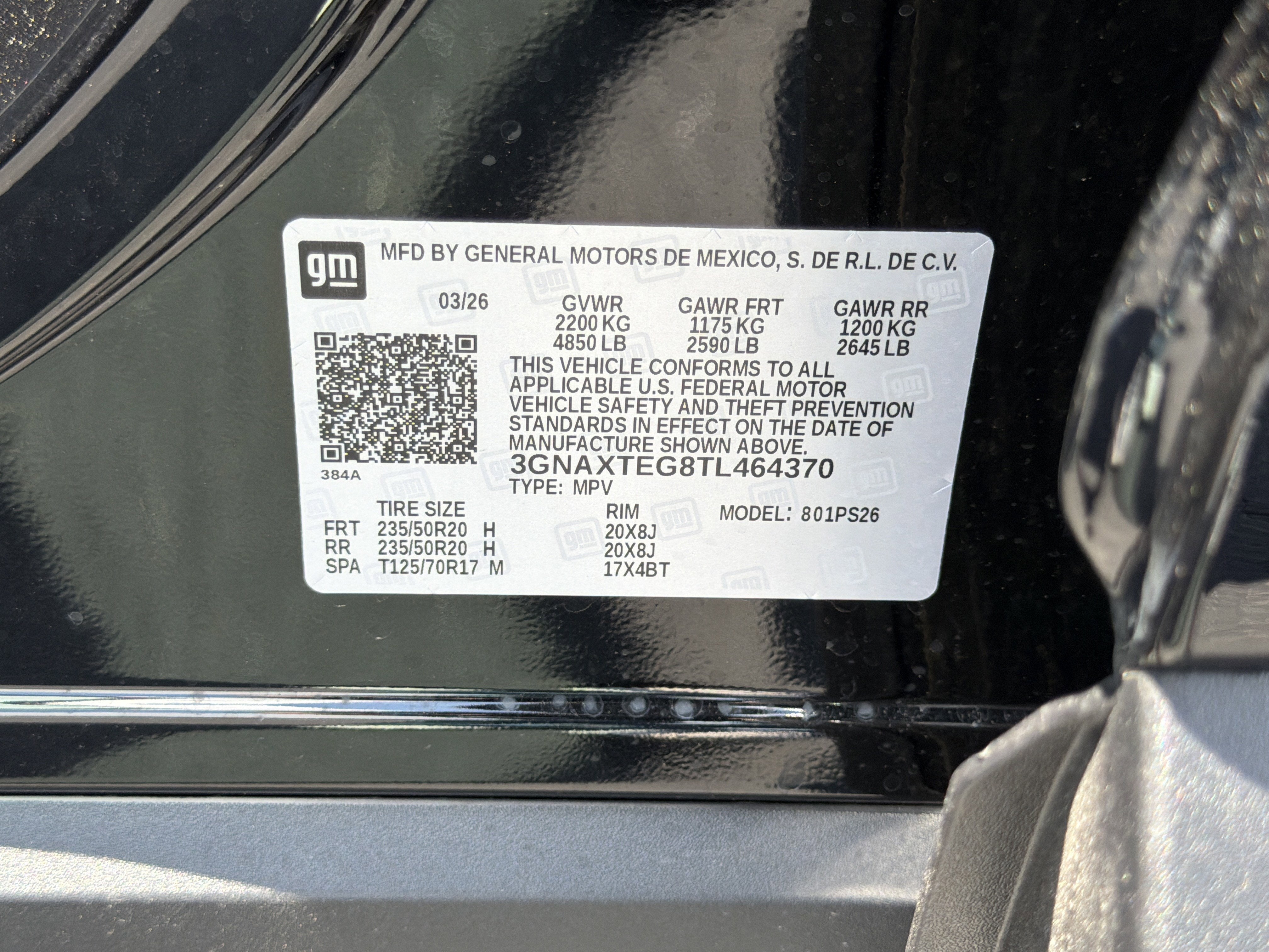 2026 Chevrolet Equinox AWD RS