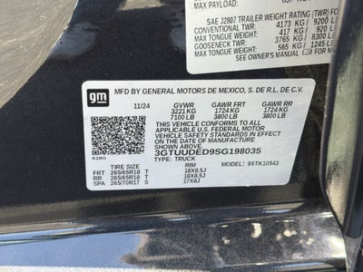 2025 GMC Sierra 1500 SLT