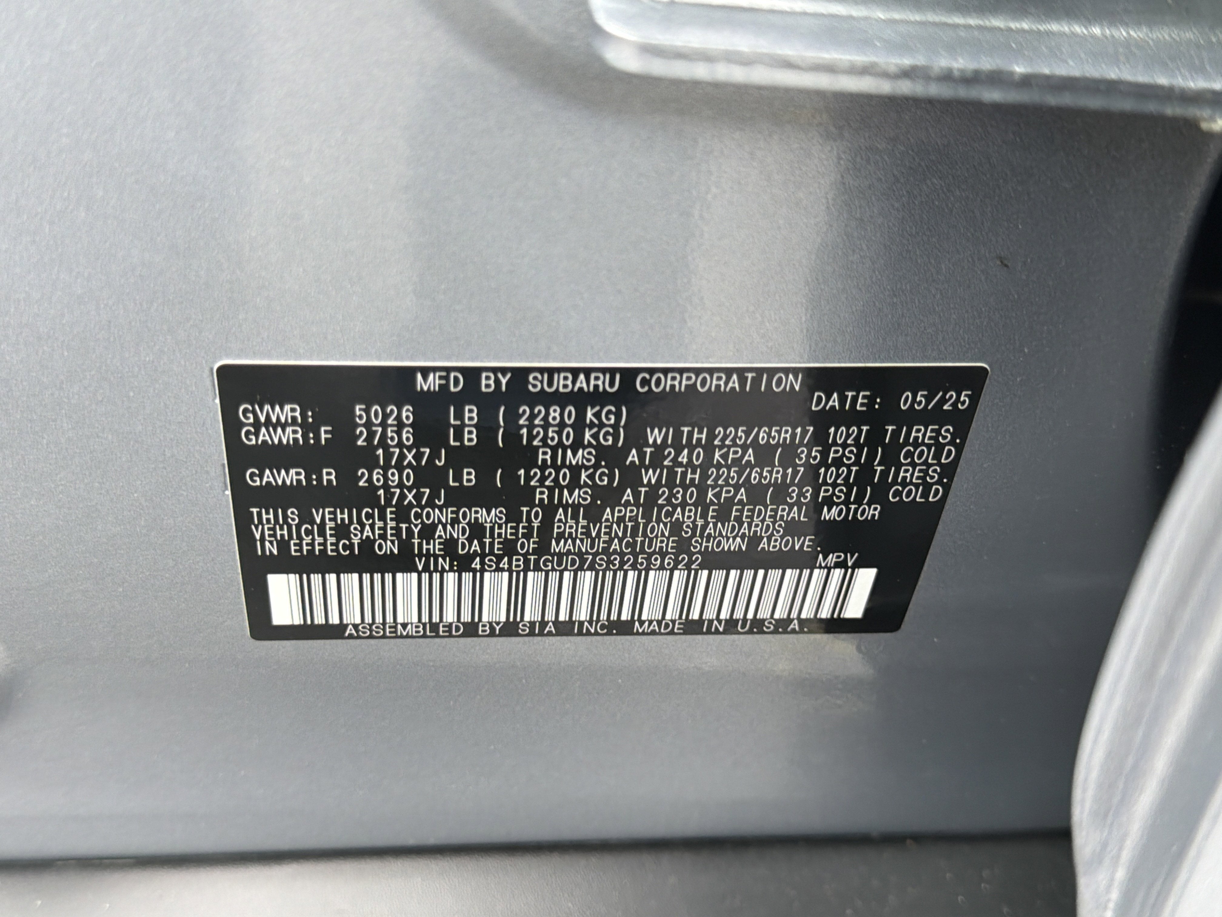 2025 Subaru Outback Wilderness