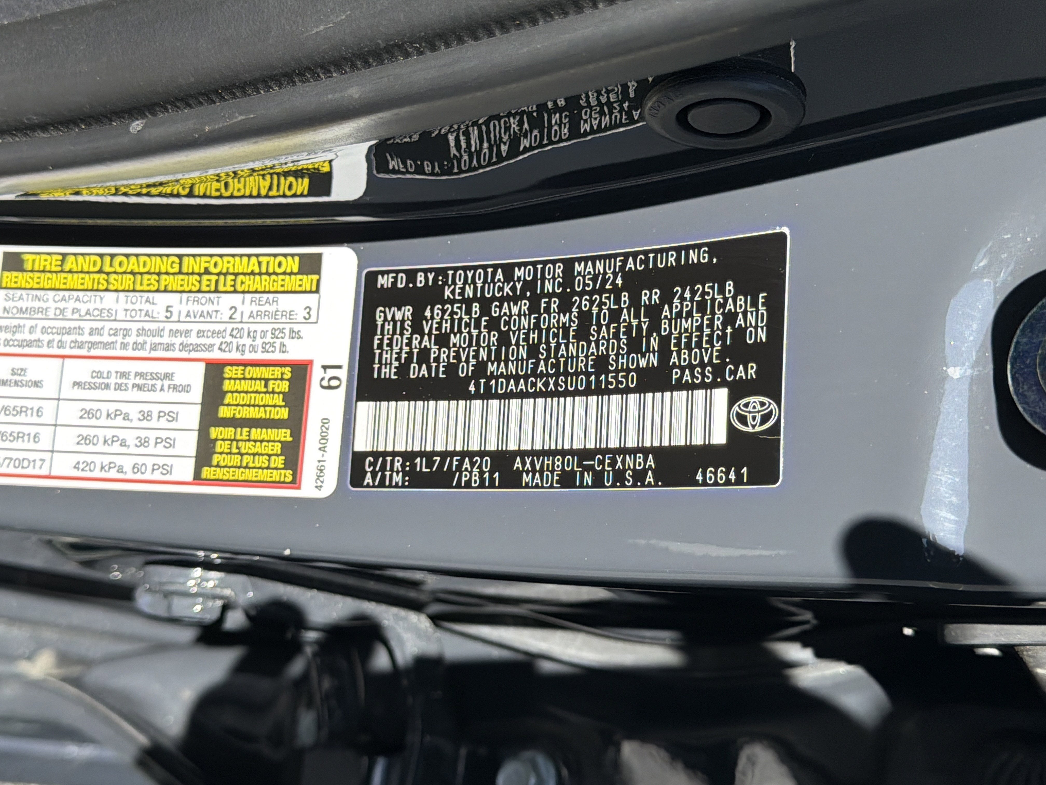 2025 Toyota Camry LE