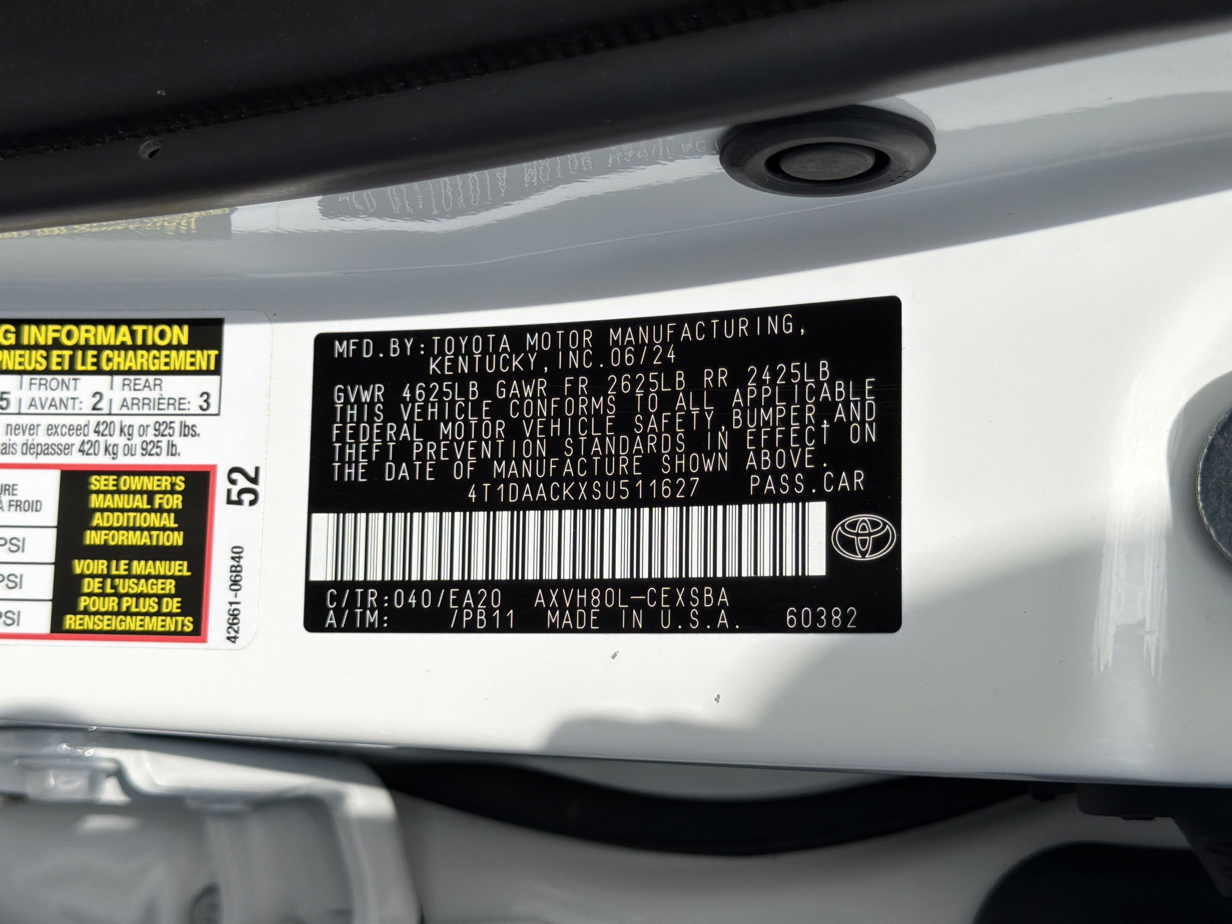 2025 Toyota Camry LE