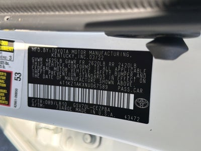 2022 Toyota Camry TRD V6