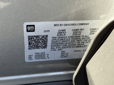 2026 Chevrolet Trax 1RS