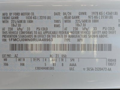 2024 Ford Escape ST-Line