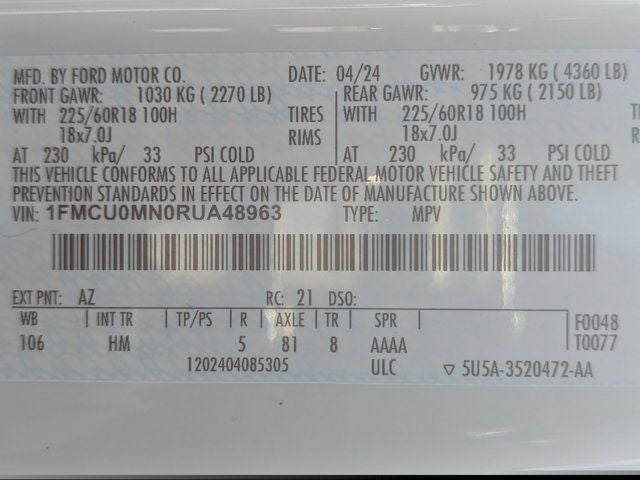 2024 Ford Escape ST-Line