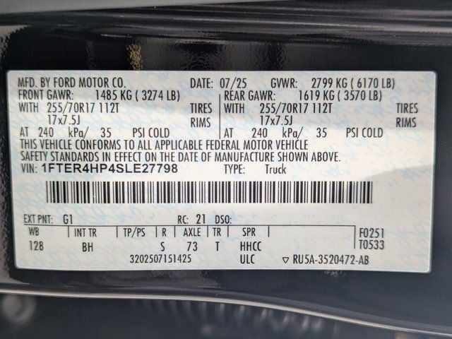 2025 Ford Ranger XLT