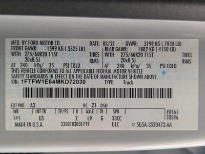 2021 Ford F-150 XLT