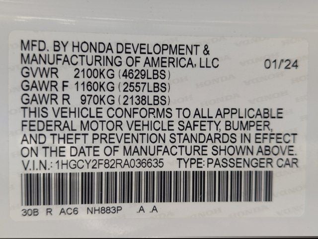 2024 Honda Accord Hybrid Touring