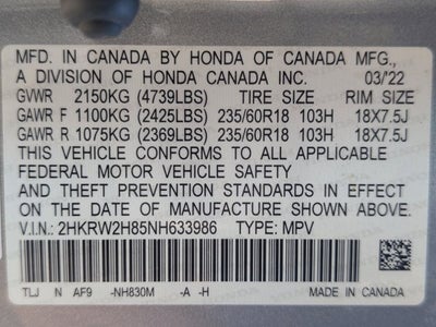 2022 Honda CR-V EX-L