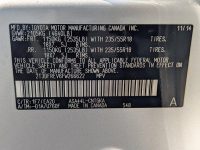 2015 Toyota RAV4 Limited
