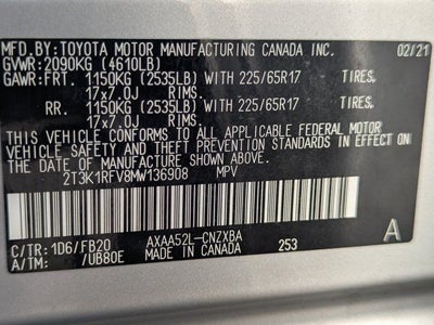 2021 Toyota RAV4 LE