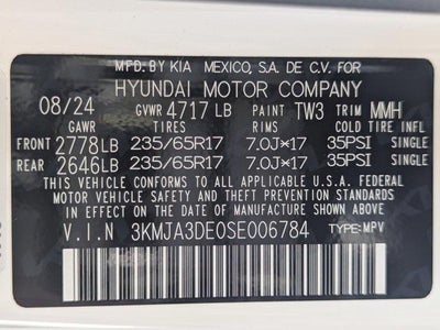 2025 Hyundai Tucson SE