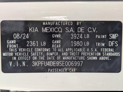 2025 Kia K4 EX