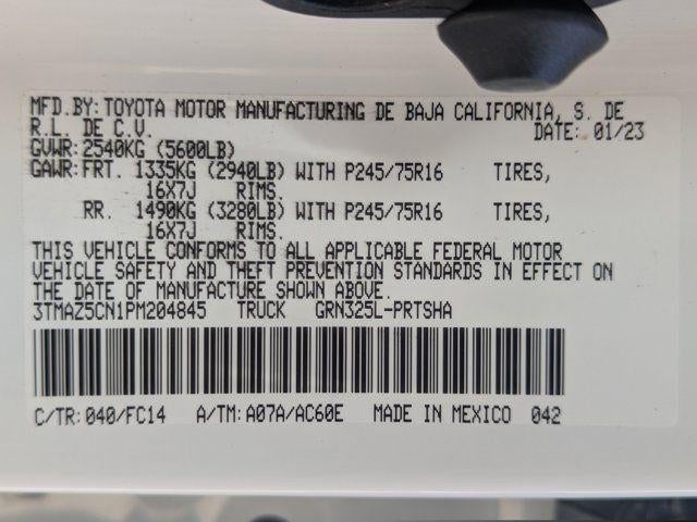 2023 Toyota Tacoma SR5 V6