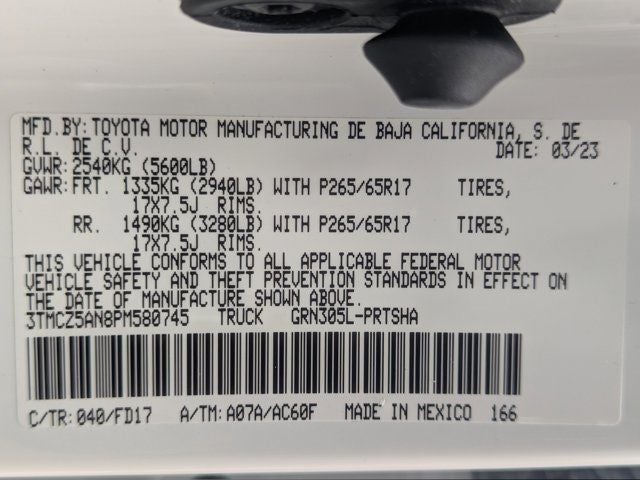 2023 Toyota Tacoma TRD Sport V6