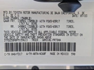 2023 Toyota Tacoma SR5 V6