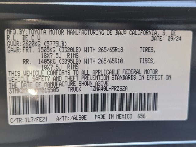 2024 Toyota Tacoma TRD Sport