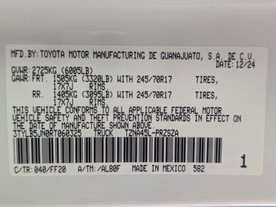 2024 Toyota Tacoma SR5