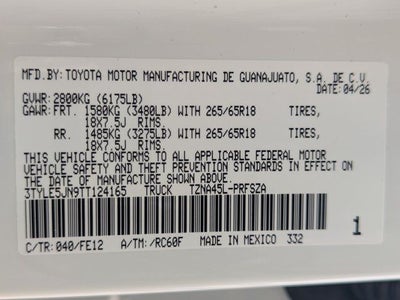 2026 Toyota Tacoma TRD Sport