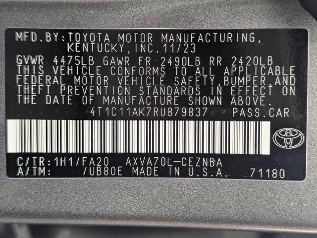 2024 Toyota Camry LE
