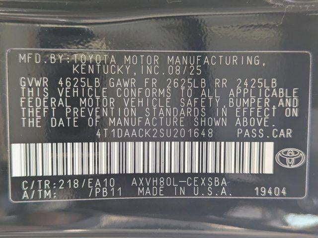 2025 Toyota Camry SE