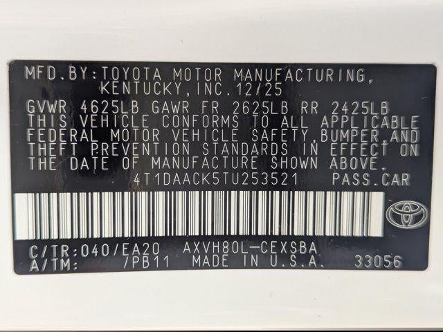 2026 Toyota Camry SE