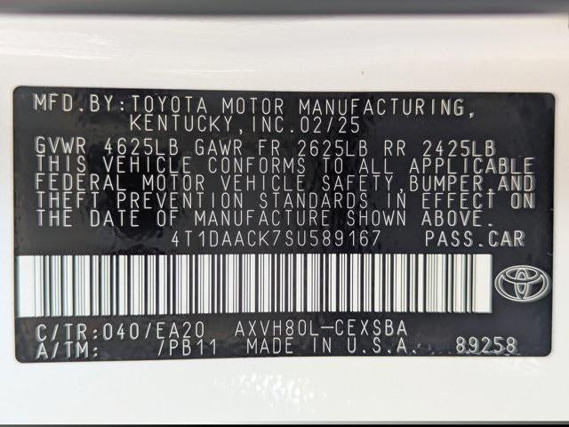 2025 Toyota Camry SE