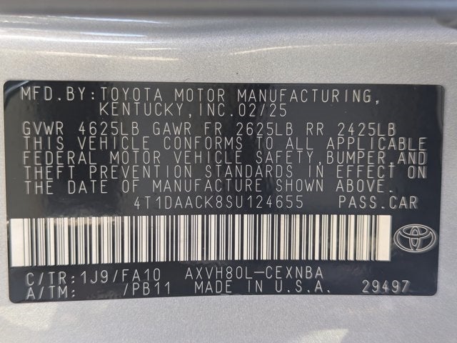 2025 Toyota Camry LE