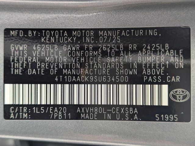 2025 Toyota Camry SE