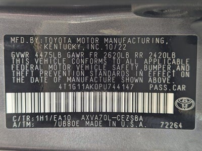 2023 Toyota Camry SE