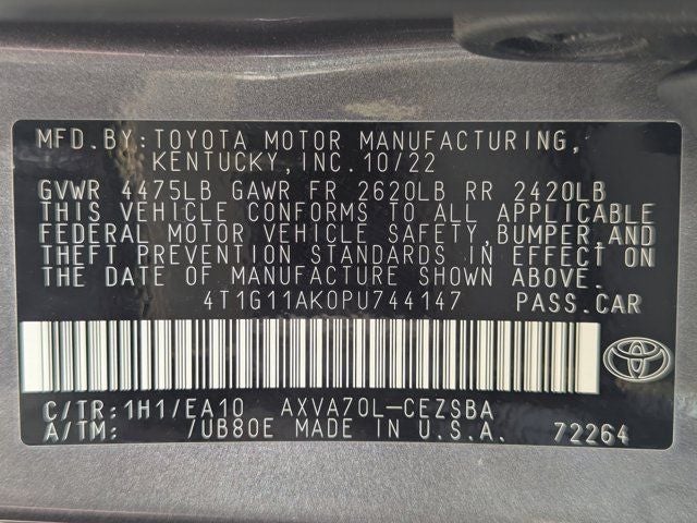 2023 Toyota Camry SE